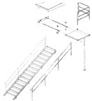 Single Landing and Staircase Arrangement